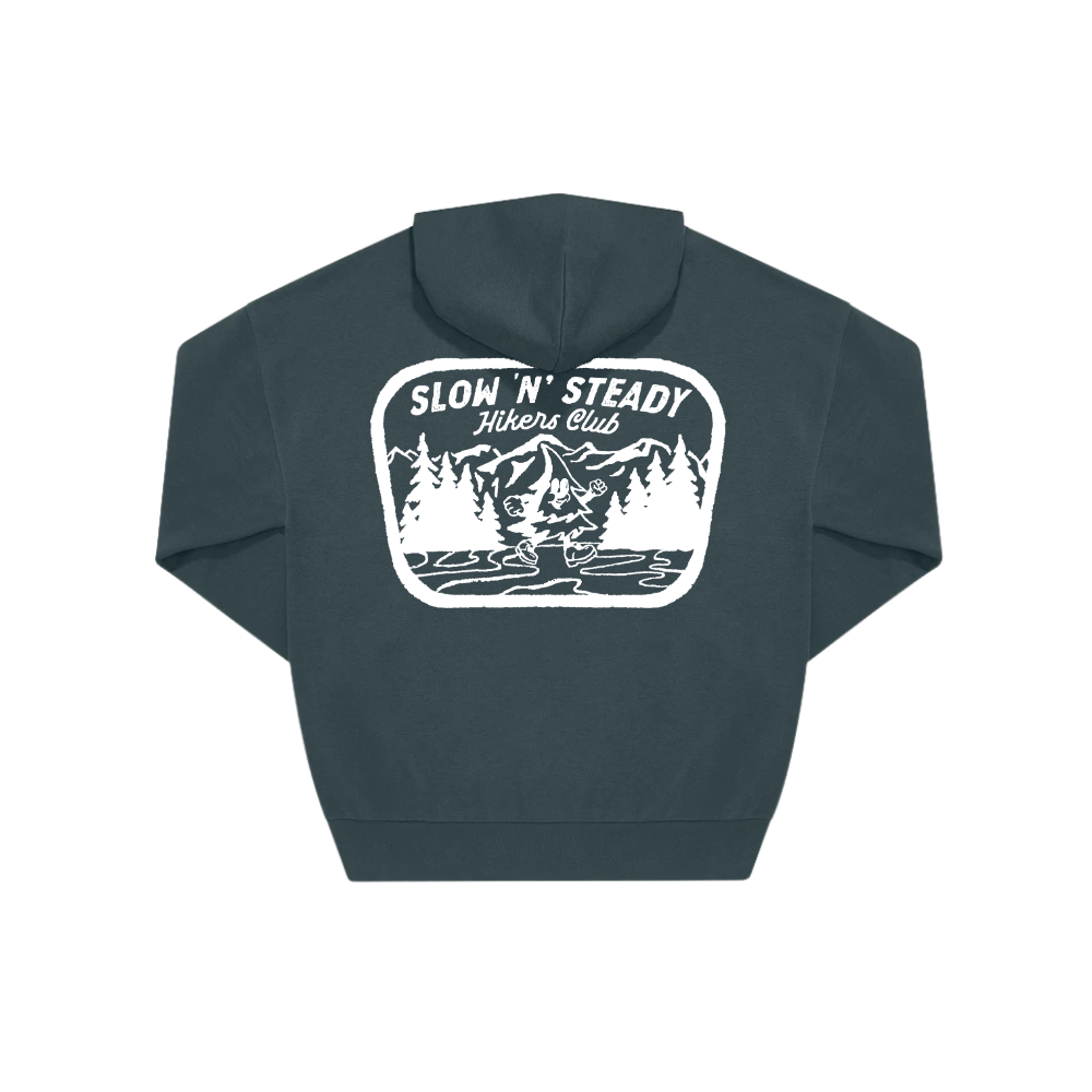 The Slow 'N' Steady Hoodie in Teal