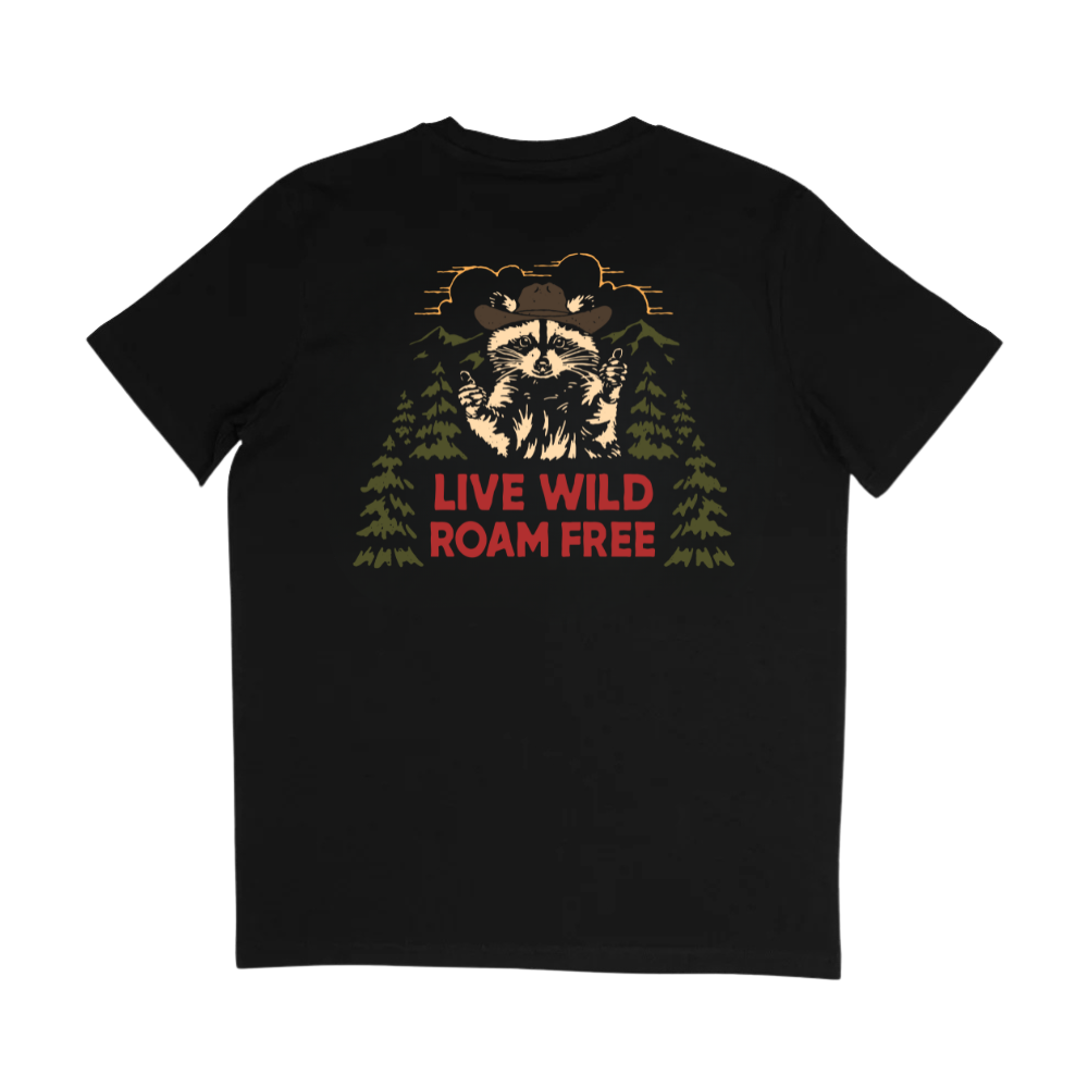 The Roam Free Tee in Black