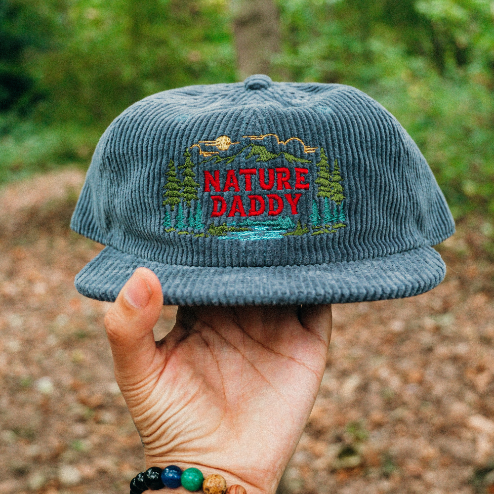 Pre-Order! Nature Daddy Cap - Petrol Blue Corduroy