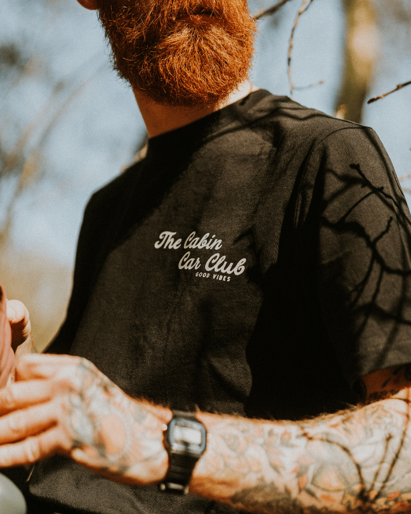 The Car Club Tee in Black