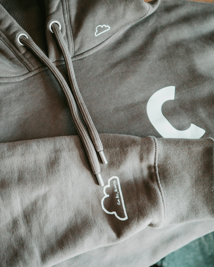 The Cozy Cabin Club Hoodie in Charcoal