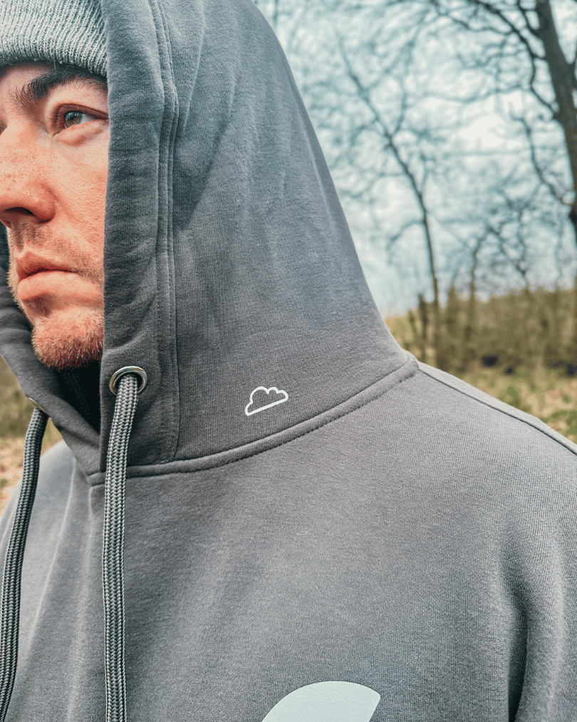 The Cozy Cabin Club Hoodie in Charcoal