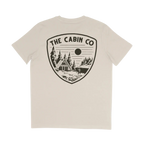 The Shield Tee in Stone