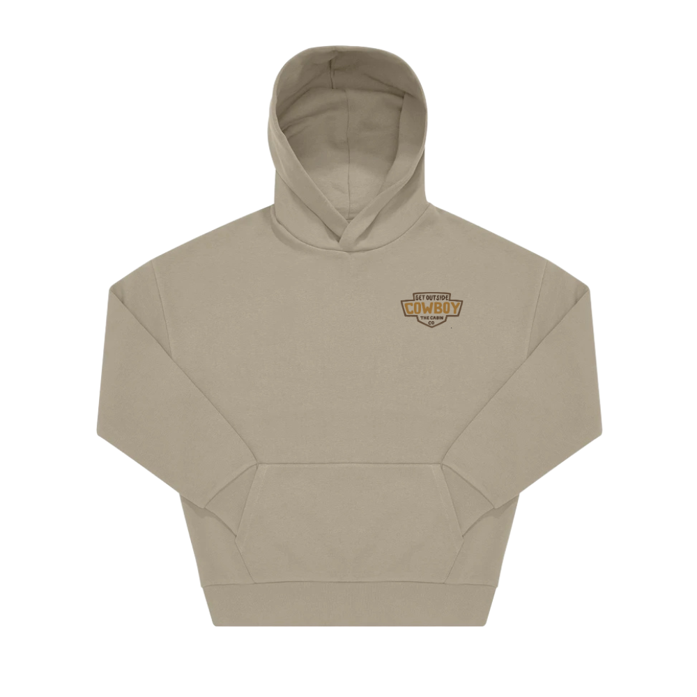 The Cabin Cowboy Hoodie in Tan