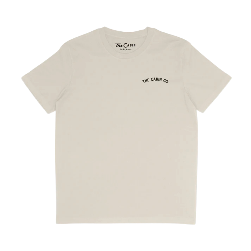 The Shield Tee in Stone