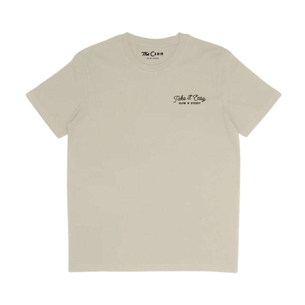 The Take it Easy Tee in Stone