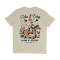 The Take it Easy Tee in Stone