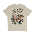The Take it Easy Tee in Stone