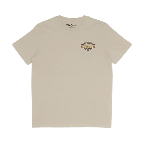 The Cabin Cowboy Tee in Tan