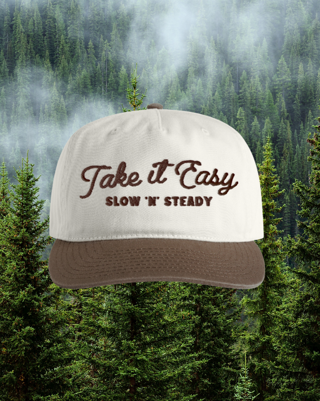 Take It Easy Cap - Natural/Brown