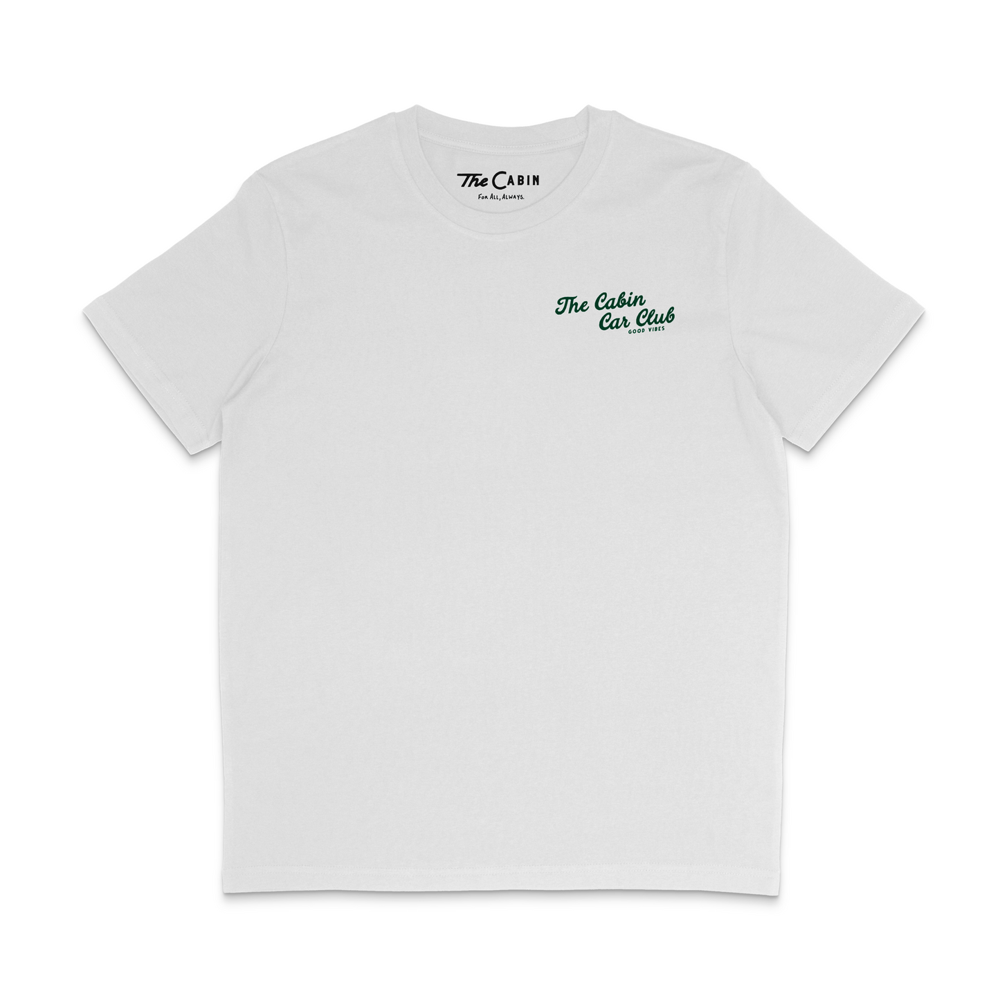 The Car Club Tee in White