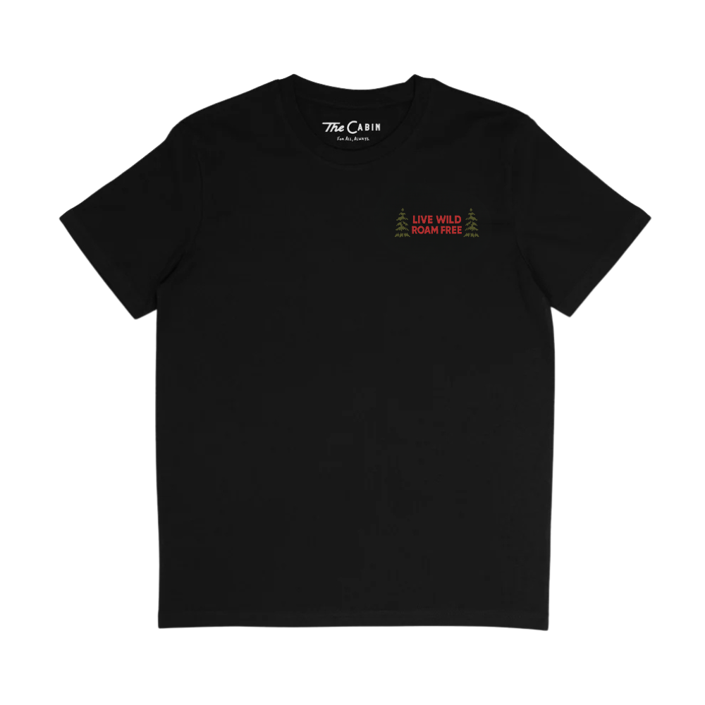 The Roam Free Tee in Black