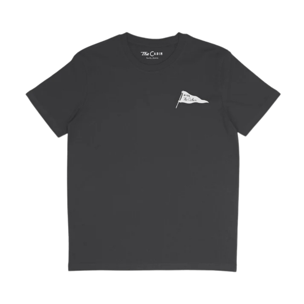 The Slow Hikers Club Tee in Inky Grey