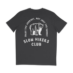 The Slow Hikers Club Tee in Inky Grey