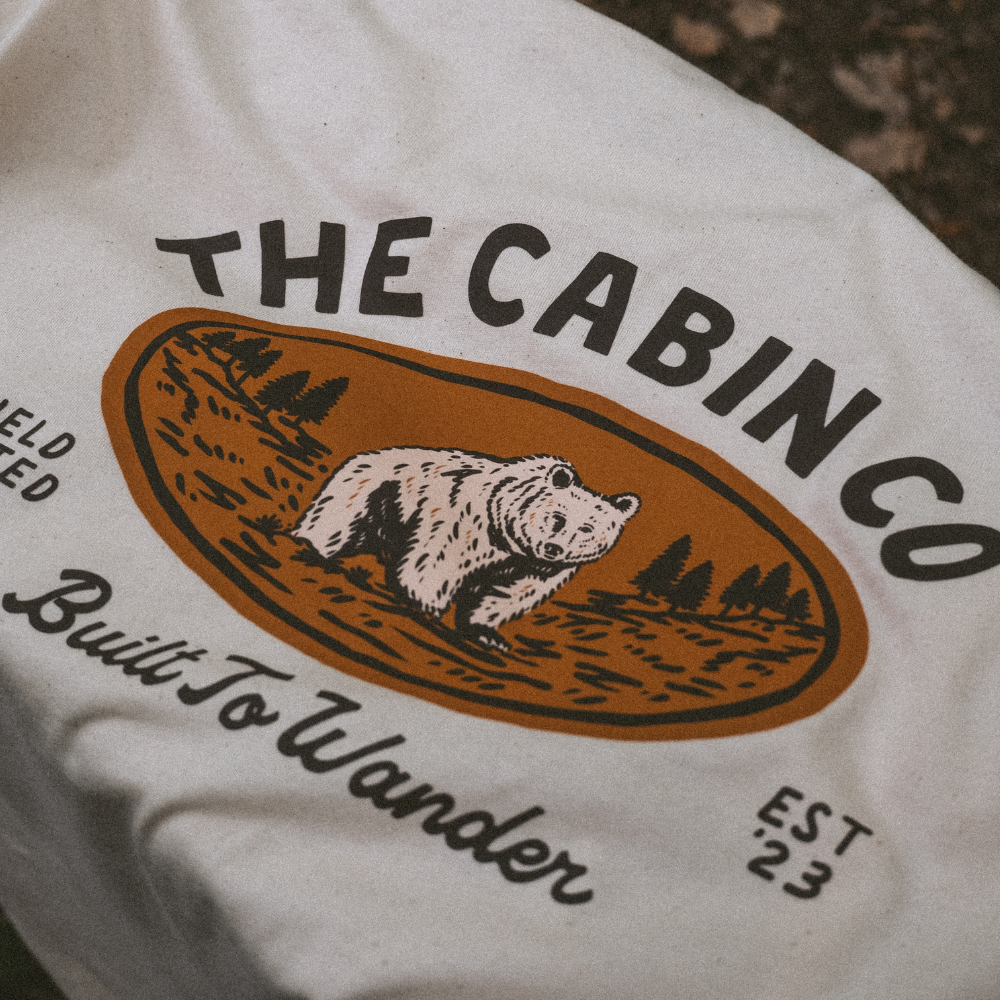 The Built To Wander Tee in Stone