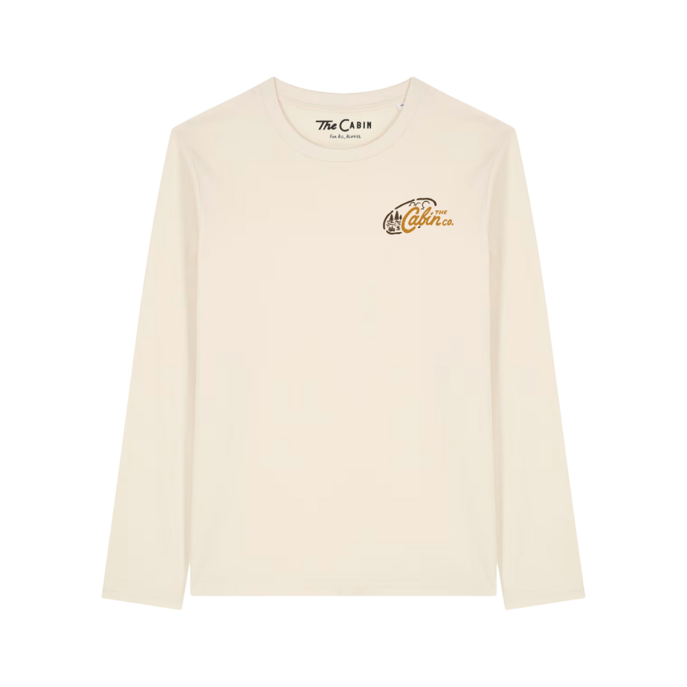 The Built To Wander Long-Sleeve Tee in Stone