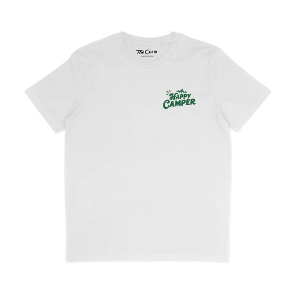 The Happy Camper Tee in White