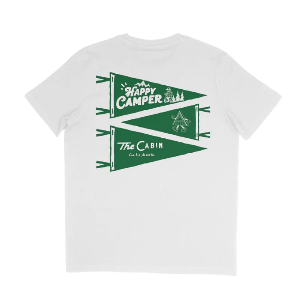 The Happy Camper Tee in White