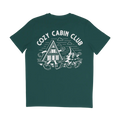 The Cozy Cabin Club Tee in Green