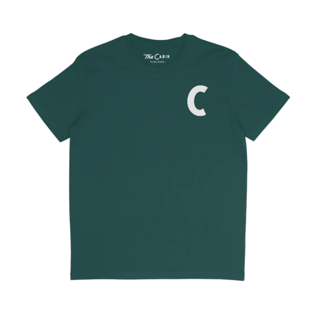 The Cozy Cabin Club Tee in Green