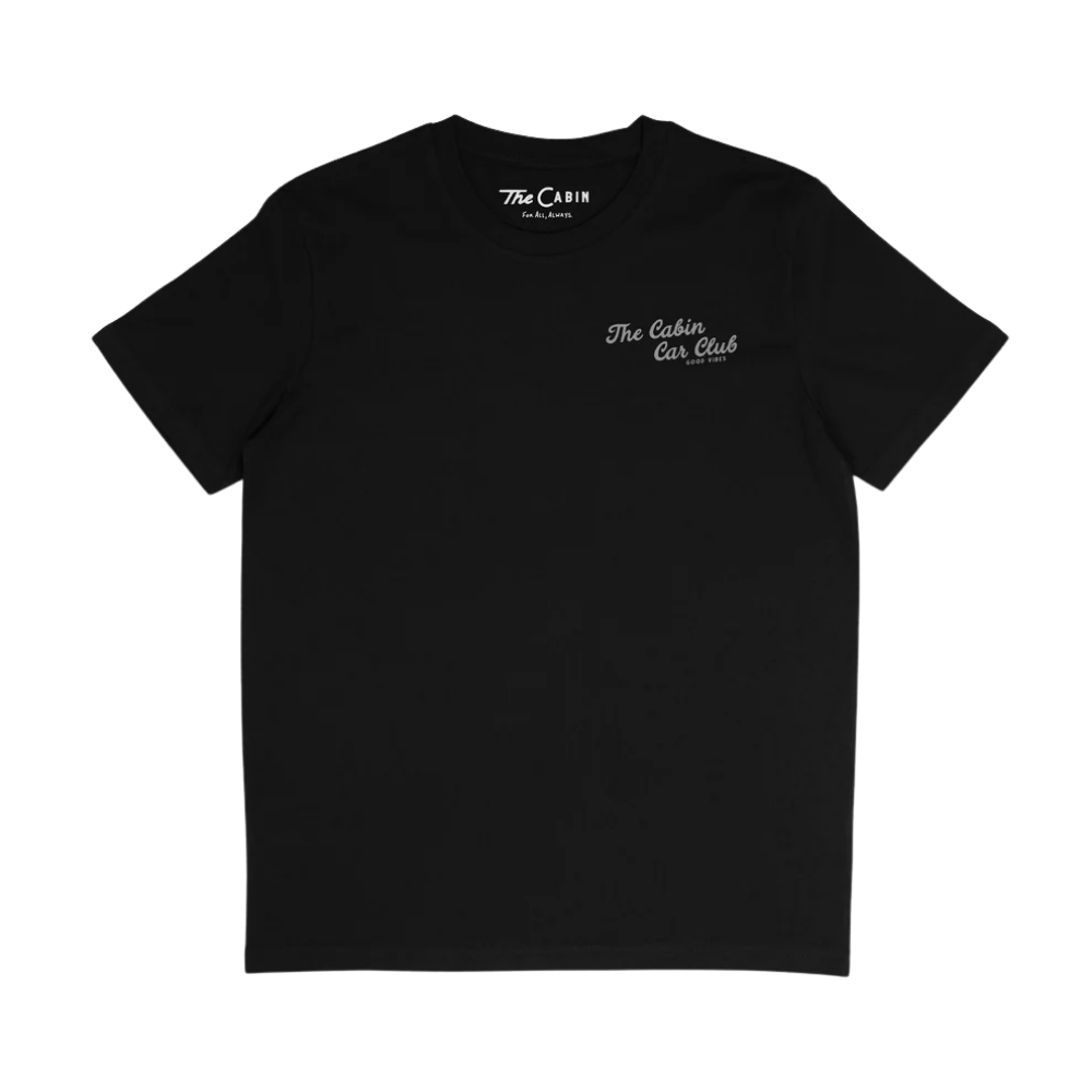 The Car Club Tee in Black
