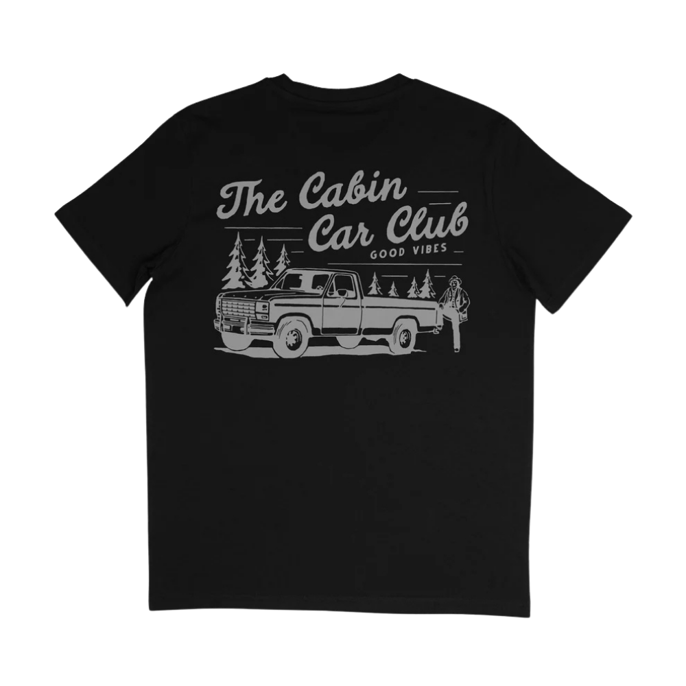 The Car Club Tee in Black
