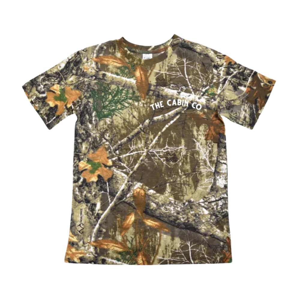 The Shield Tee in Tree Camo
