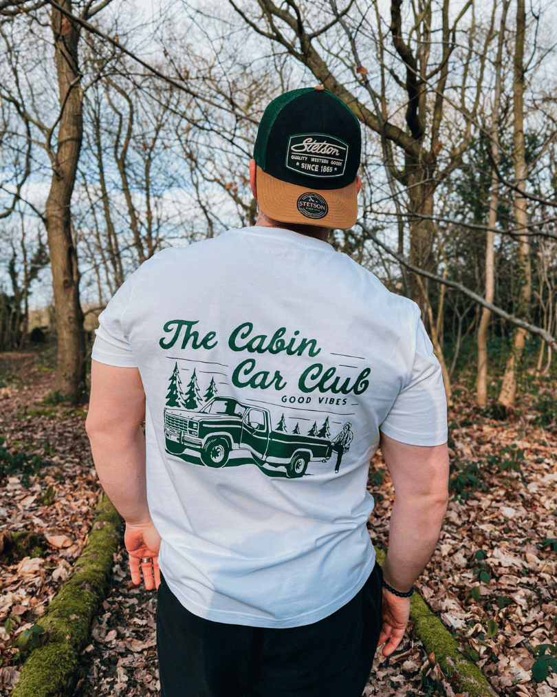 The Car Club Tee in White