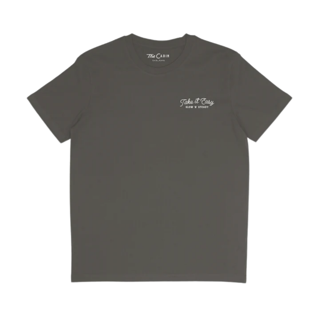 The Take it Easy Tee in Dusty Grey
