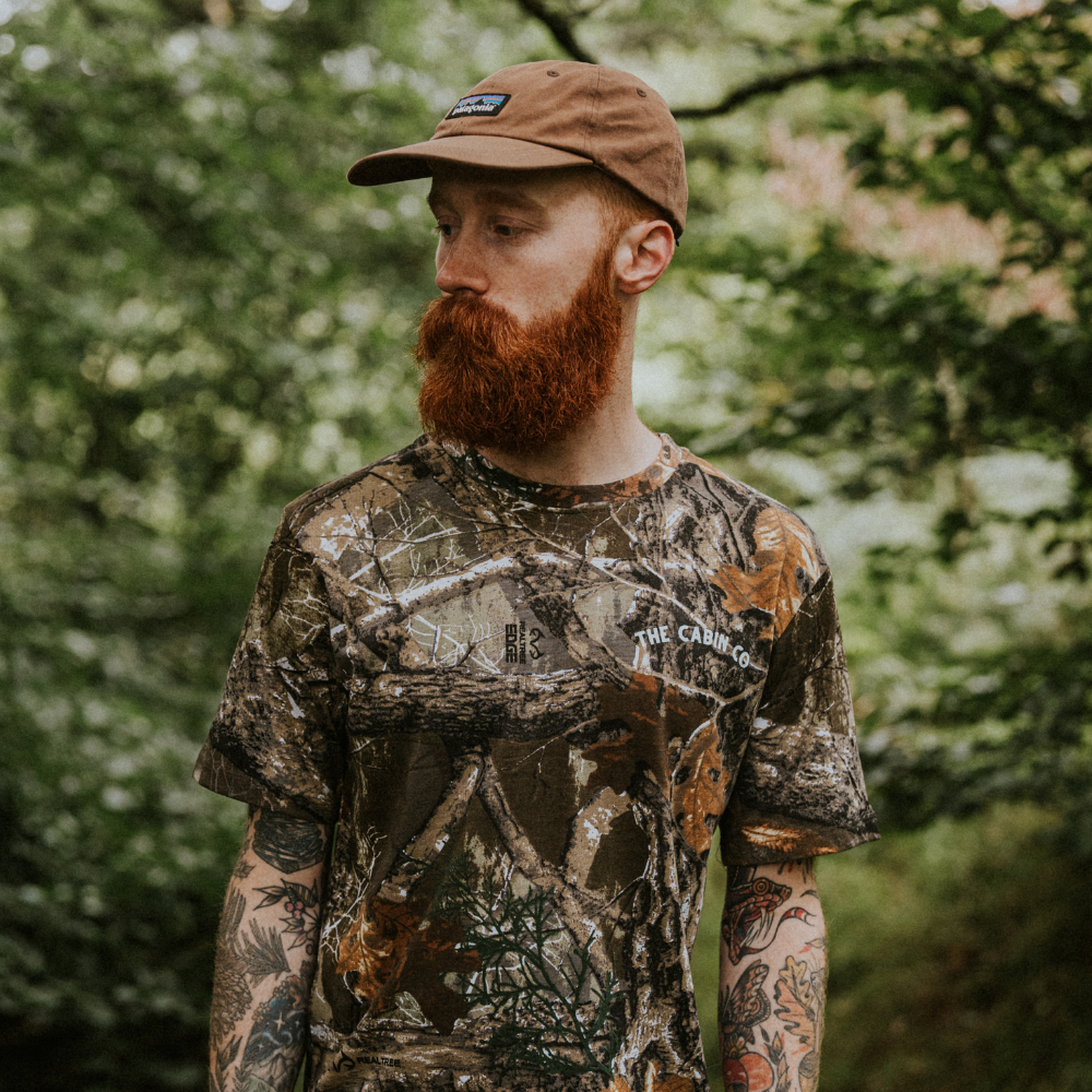 The Shield Tee in Tree Camo