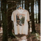 The Scenic Route Tee in Stone