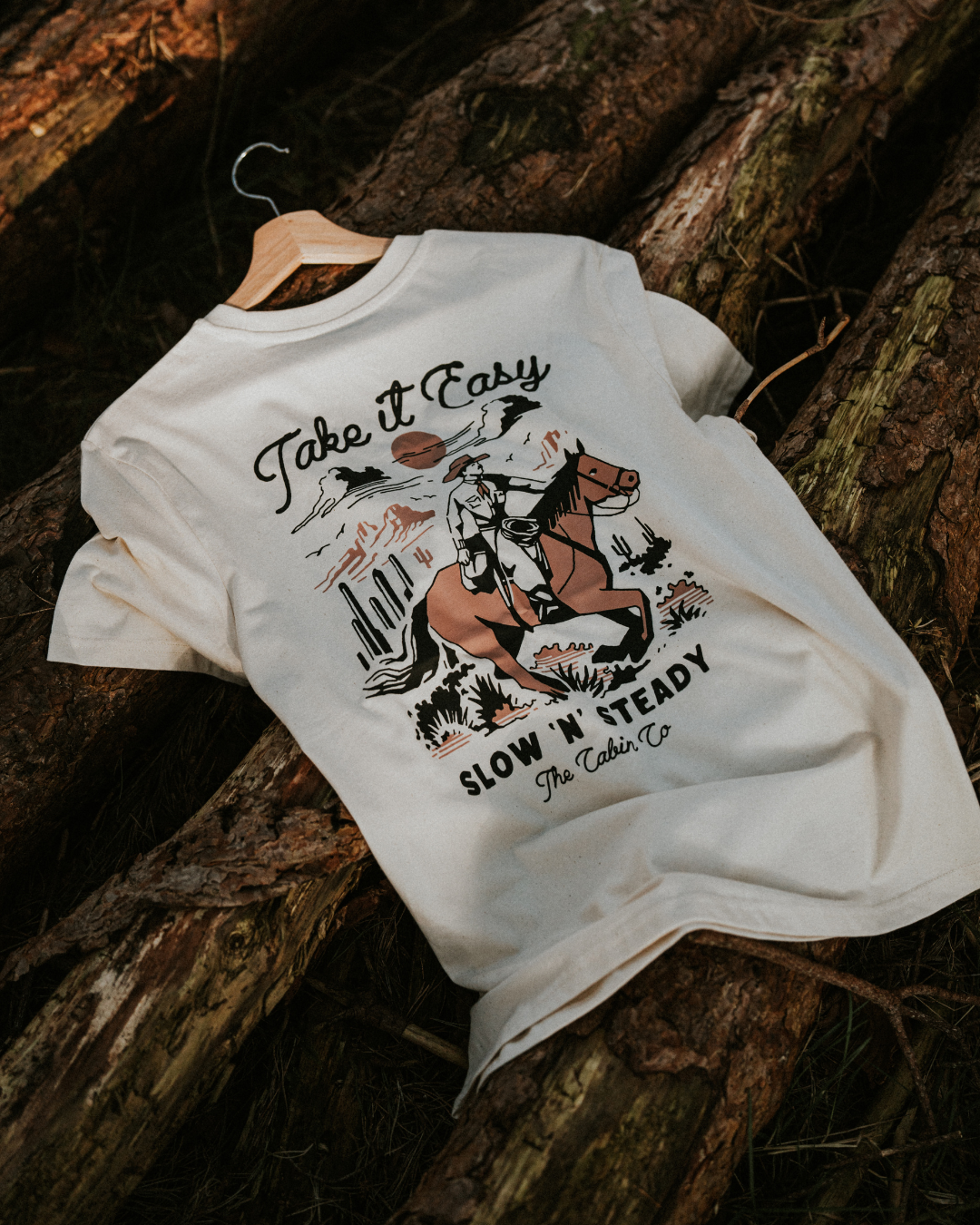 The Take it Easy Tee in Stone