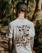 The Take it Easy Tee in Stone