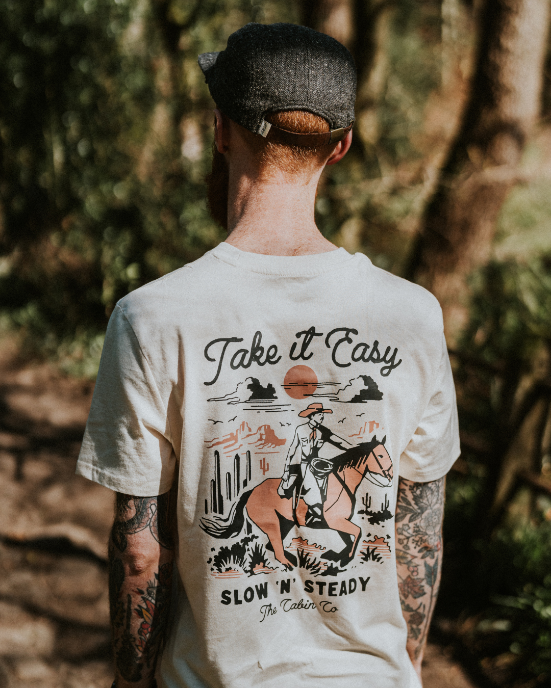 The Take it Easy Tee in Stone
