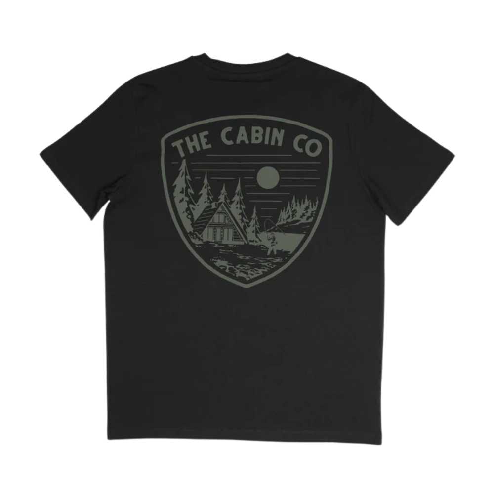 The Shield Tee in Black