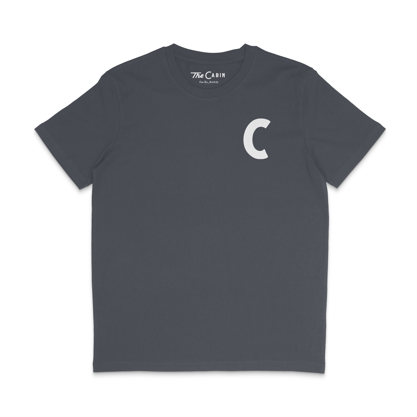 The Cozy Cabin Club Tee in Inky Grey