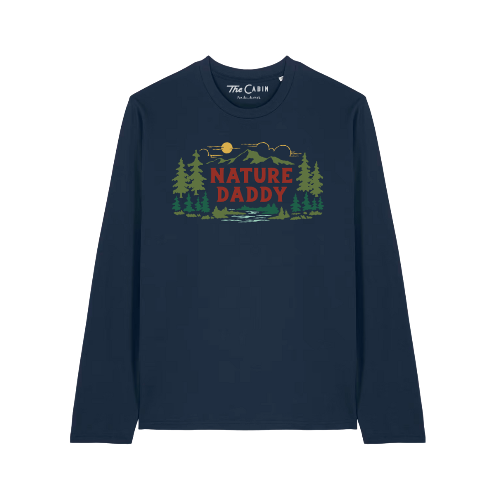 The Nature Daddy Long-Sleeve Tee in Navy