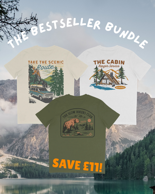 The Bestseller Bundle! - 3 Organic Tees for £79 (Save £11)