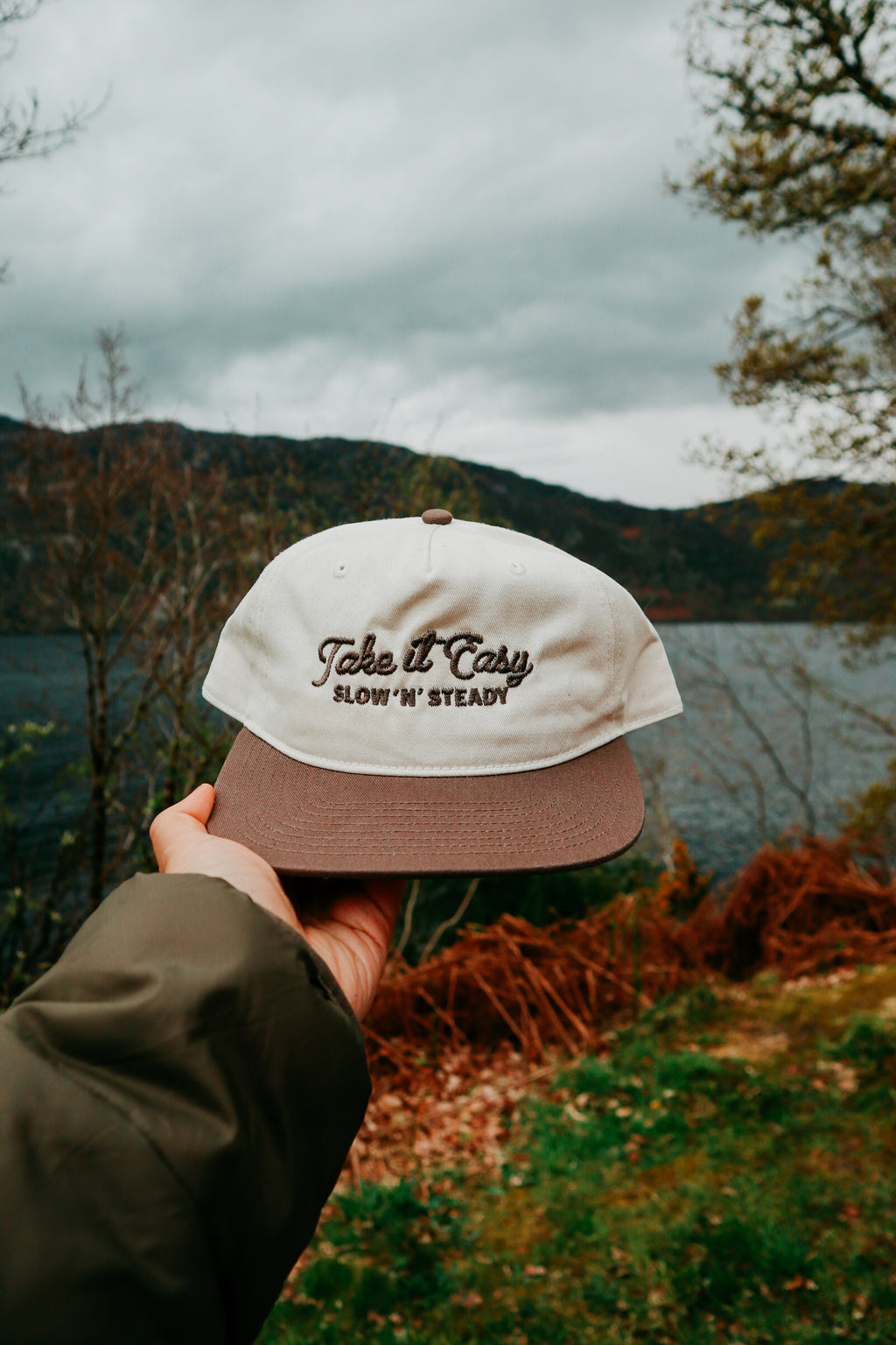 Take It Easy Cap - Natural/Brown