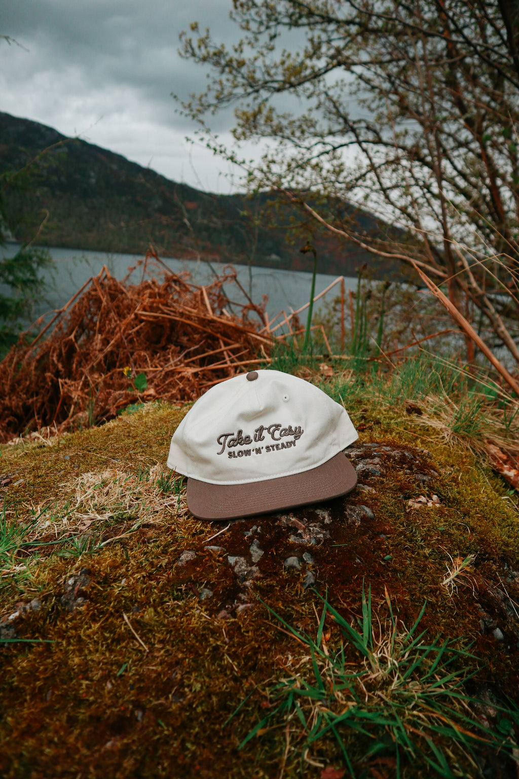 Take It Easy Cap - Natural/Brown