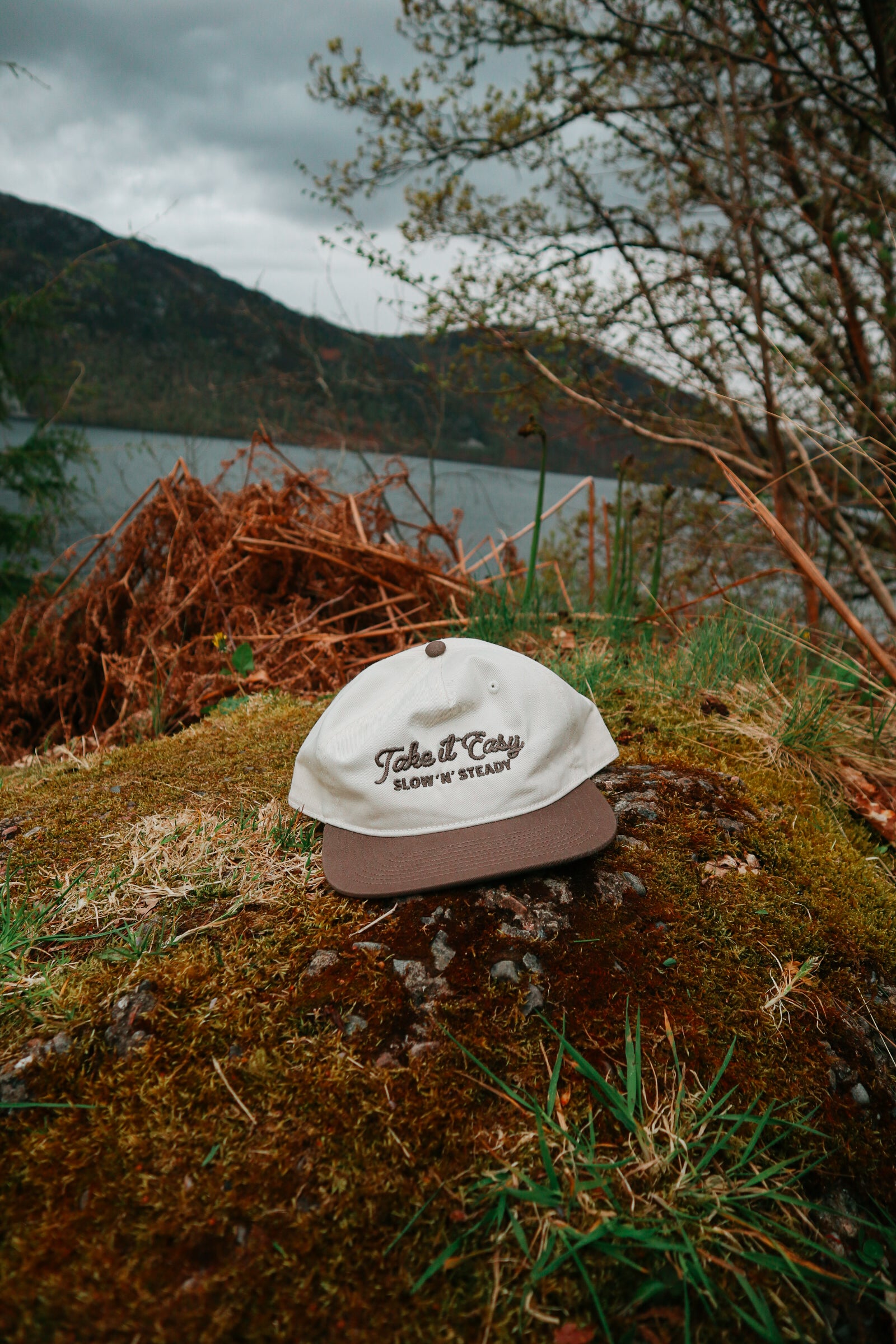 Take It Easy Cap - Natural/Brown