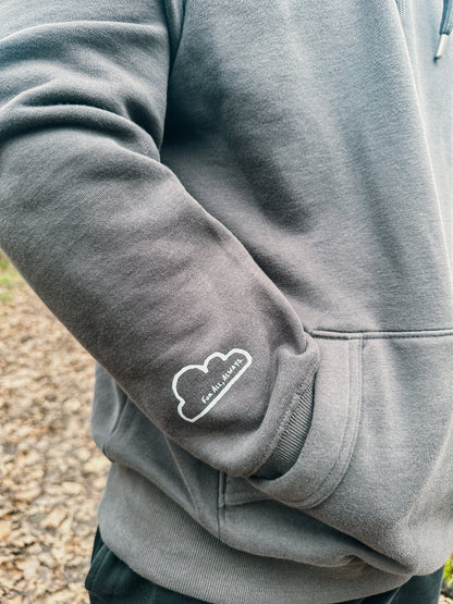 The Cozy Cabin Club Hoodie in Charcoal