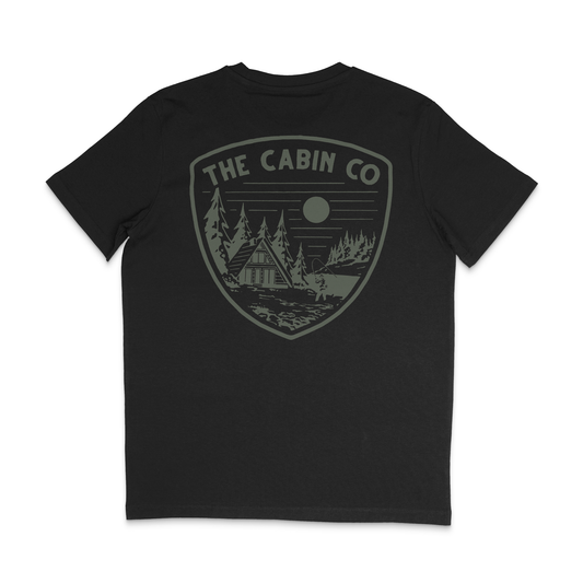 The Shield Tee in Black